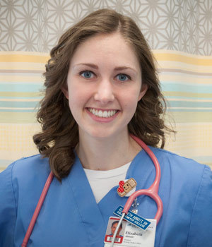 Colby-Sawyer Nursing Student, Elizabeth Abbott ’17, at DHMC