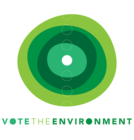 Vote the Environment poster design